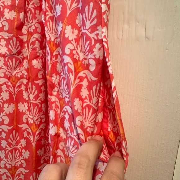 Talbots Voile Fit & Flare Maxi Dress - Damask Bouquet Women’s 8 - Picture 12 of 13